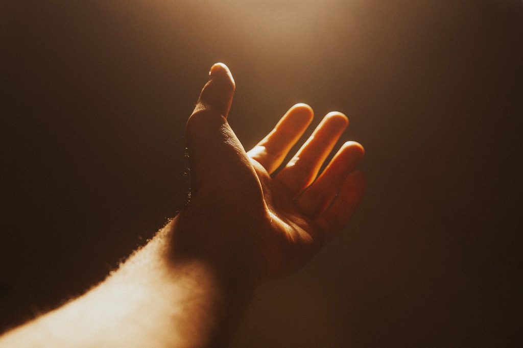 A peaceful moment of prayer during 21 days of fasting and prayer.