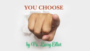 You choose - finger pointed at you